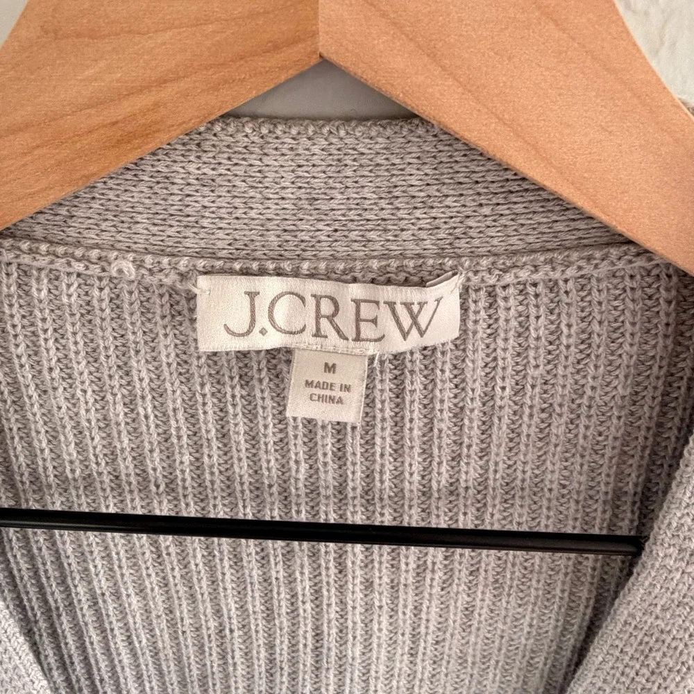 J.Crew Cardigan Sweater Women's M Re-Imagined Cotton Cashmere Button Front